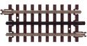 21st Century Track System(TM) Nickel Silver Rail w/Brown Ties - 3-Rail -- 4-1/2′ Straight, O, Atlas O 6051
