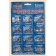 21st Century Track System(TM) Nickel Silver Rail w/Brown Ties - 3-Rail -- Transition Joiners pkg(6), O, Atlas O 6095