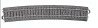 C-Track -- Curved - 43-7/8′ 111cm, HO, Marklin, Inc 24912