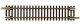 Code 55 Track w/Nickel-Silver Rail & Brown Ties -- Straight - 3′ 7.6cm pkg(6), N, Atlas Model Railroad Co. 2004