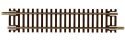 Code 55 Track w/Nickel-Silver Rail & Brown Ties -- Straight - 3′ 7.6cm pkg(6), N, Atlas Model Railroad Co. 2004