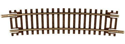 Code 55 Track w/Nickel-Silver Rail & Brown Ties -- 13-3/4′ Radius Half Curve pkg(6), N, Atlas Model Railroad Co. 2017