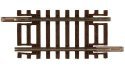 Code 55 Track w/Nickel-Silver Rail & Brown Ties -- Straight - 1-1/4′ 3.2cm pkg(6), N, Atlas Model Railroad Co. 2006