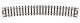 Curved Snap-Track(R) -- 19′ Radius, Black Ties pkg(6), N, Atlas Model Railroad Co. 2526
