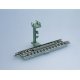 Uncoupler Track w/Light Pole M70 - Fine Track -- 2-3/4′ 70mm Section, N, TomyTec Co LTD 1521