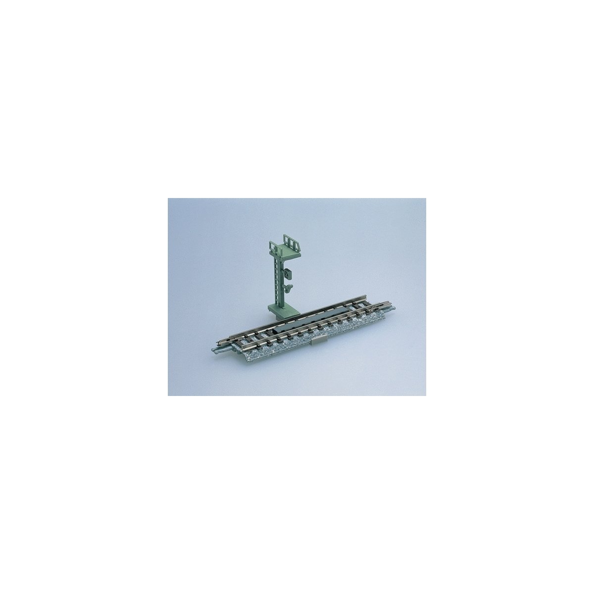 Uncoupler Track w/Light Pole M70 - Fine Track -- 2-3/4′ 70mm Section, N, TomyTec Co LTD 1521