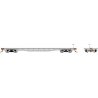Class F30A 50′ Flatcar - Ready to Run -- Undecorated, HO, Rapido Trains Inc 138097