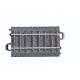 3-Rail C Track -- Straight 2-9/16′ 6.5cm, HO, Marklin, Inc 24064