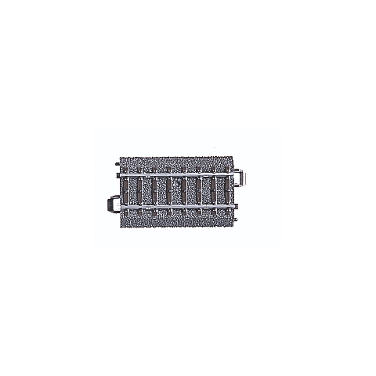 3-Rail C Track -- Straight 2-9/16′ 6.5cm, HO, Marklin, Inc 24064