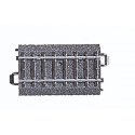 3-Rail C Track -- Straight 2-9/16′ 6.5cm, HO, Marklin, Inc 24064