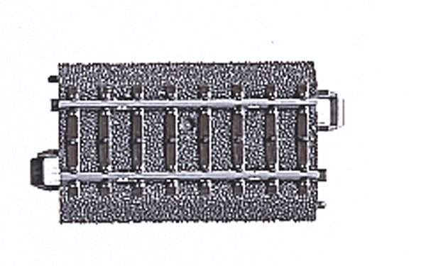 3-Rail C Track -- Straight 2-9/16′ 6.5cm, HO, Marklin, Inc 24064