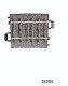 3-Rail C Track -- R2 Curve 17-1/4′ 43.8cm Radius, 5.7-Degree, HO, Marklin, Inc 24206