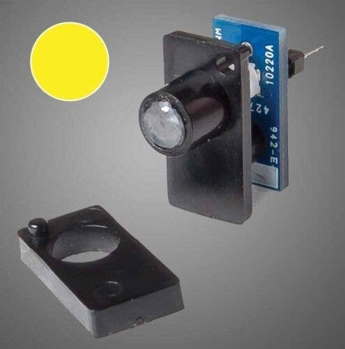 Single Color LED Fascia Indicator - Walthers Layout Control System -- Yellow, All Scales, Walthers Controls 155