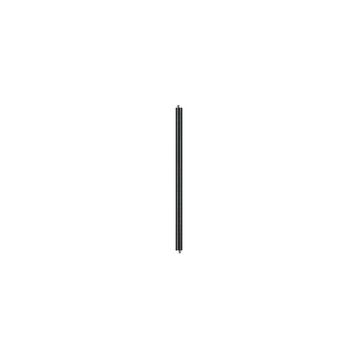 Bulk E-Z Track(R) w/Steel Rail -- 36′ 91.4cm Straight Track pkg(25), HO, Bachmann Industries 44486