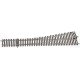 Code 148 Solid Nickel Silver 2-Rail -- 5 Left Hand Turnout, O, Atlas O 7024