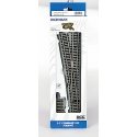 Decoder-Equipped Nickel Silver E-Z Track(R) Turnout -- 5 Wye, HO, Bachmann Industries 44134