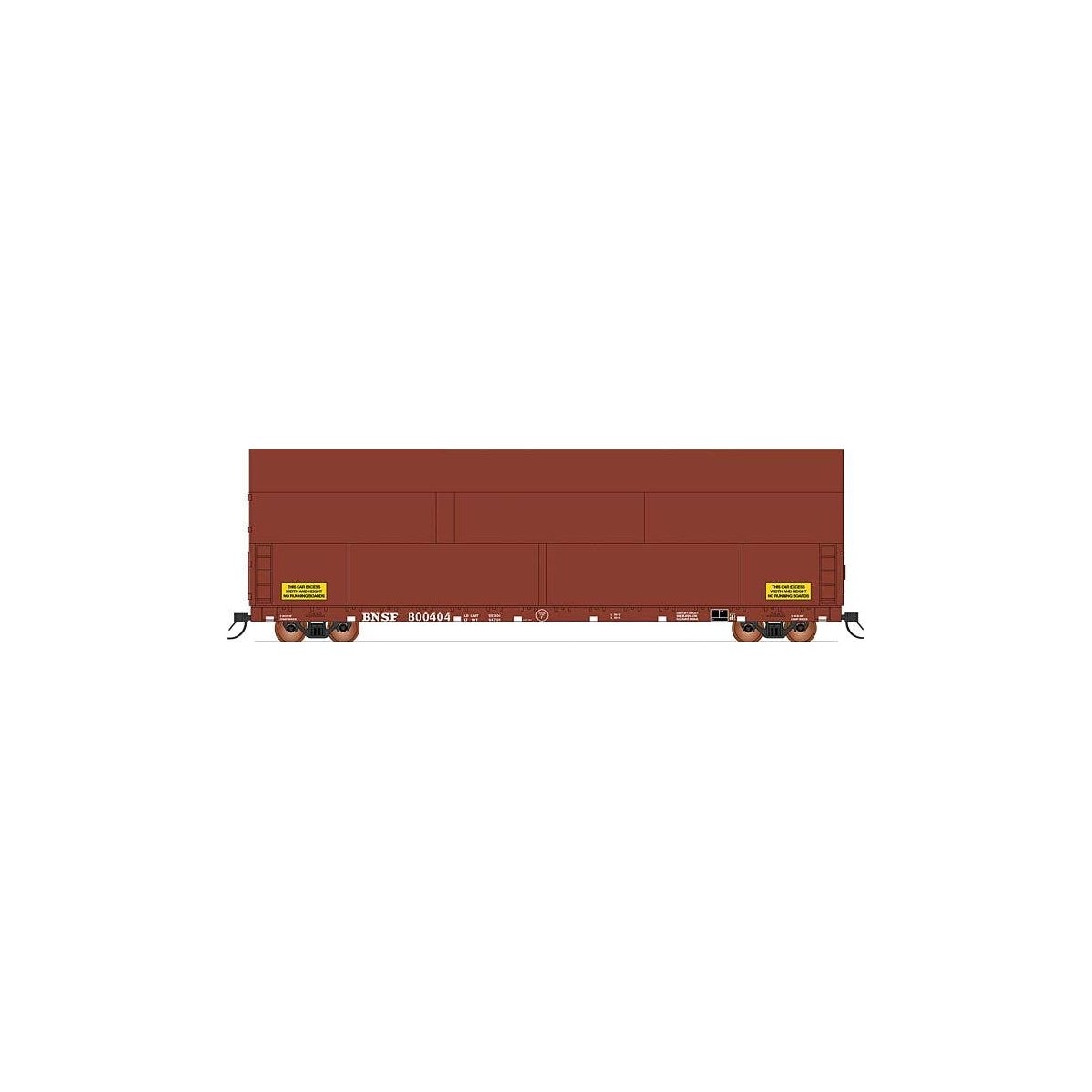 Sky Box Aerospace Flatcar with Cover - Ready to Run -- BNSF Railway (Boxcar Red), N, Intermountain Railway Company 6700002