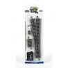 No. 5 Remote-Control Turnout, Nickel Silver Rail, Gray Roadbed - E-Z Track -- Wye, HO, Bachmann Industries 44569
