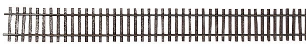 Standard Gauge Weathered Flex-Track(TM) - 3′ Sections pkg(6) -- Code 83 Rail w/Wood Ties, HO, Micro Engineering 12104