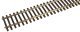 Standard Gauge Nonweathered Flex-Track(TM) - 3′ Sections pkg(6) -- Code 83 Rail (Wooden Ties), HO, Micro Engineering 10104