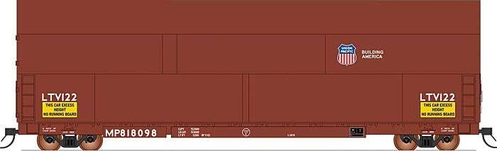 Sky Box Aerospace Flatcar with Cover - Ready to Run -- Union Pacific MP (Post 1996, Boxcar Red), N, Intermountain Railway Compan