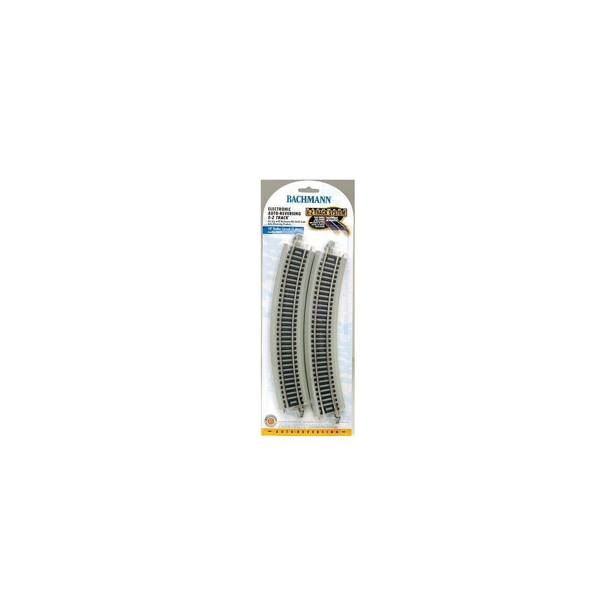 Reversing System - E-Z Track(R) -- 18′ Radius Curved w/Nickel Silver Rail & Gray Roadbed p, On30, Bachmann Industries 44549