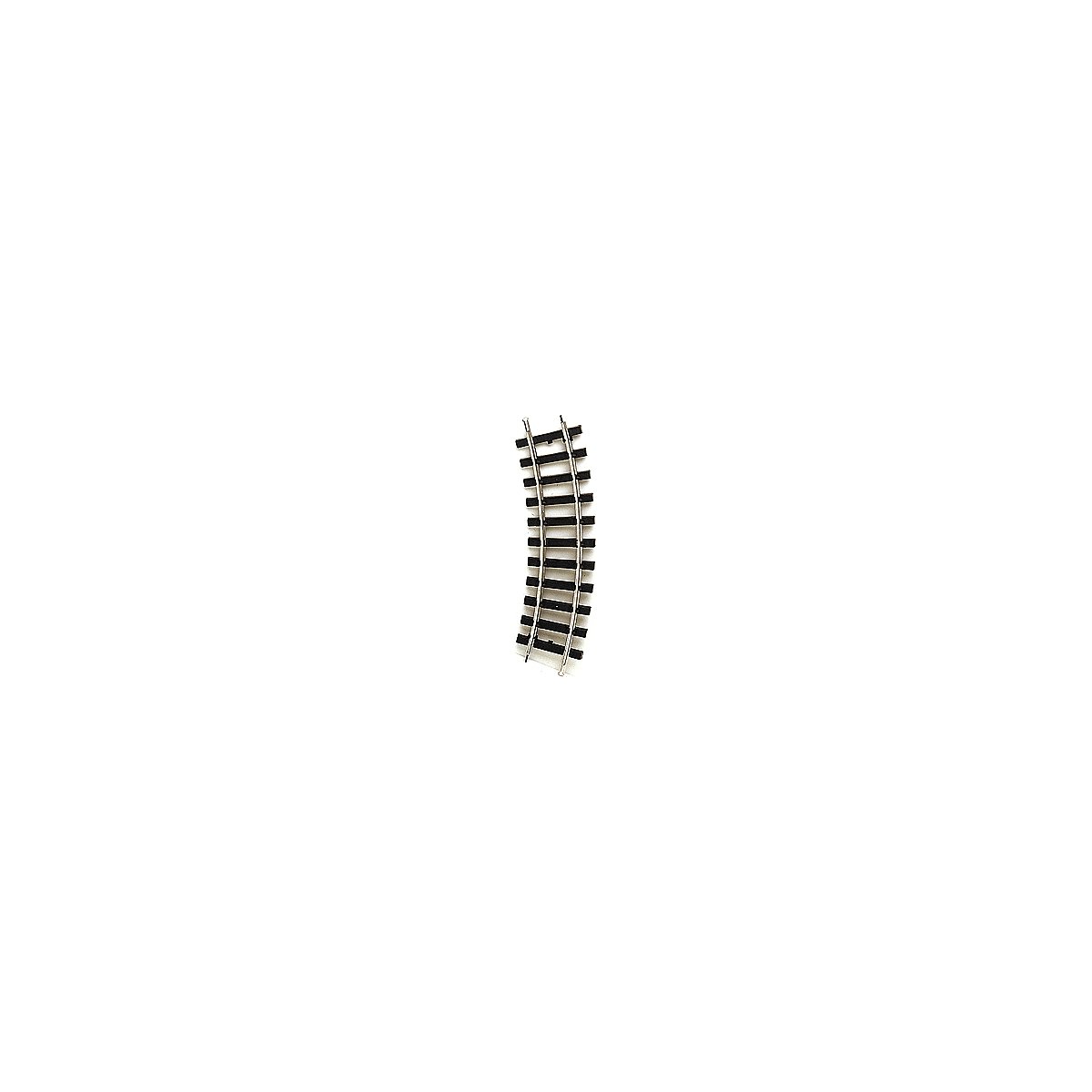 Steel Alloy Track w/Plastic Ties - Curved -- pkg(4), G, Bachmann Industries 94501