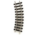 Steel Alloy Track w/Plastic Ties - Curved -- pkg(4), G, Bachmann Industries 94501
