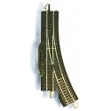 Remote-Control Turnout with Steel Rail - E-Z Track(R) -- Left Hand, HO, Bachmann Industries 44461