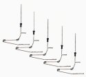 Marklin HO Catenary -- Catenary Cross Span Kit, HO, Marklin, Inc 74133