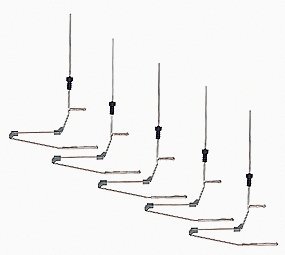 Marklin HO Catenary -- Catenary Cross Span Kit, HO, Marklin, Inc 74133