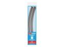 Code 80 Double Curve - Setrack -- Radius 4 - 333.4mm, 45 Degree pkg(4), N, Peco ST3019