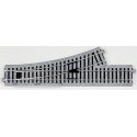 Manual Turnout - Unitrack -- Left-Hand, 9-3/4` 245mm Long, 19-1/4` 490mm Radius, HO, Kato USA Inc 2840