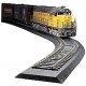 Track-Bed Roadbed Material -- 2′ 60cm pkg(36), HO, Woodland Scenics 1461