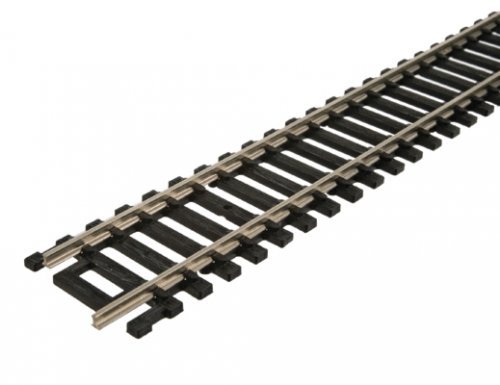 Flex Track - 36′ 91.4cm pkg(5) -- Code 100 Nickel Silver, HO, Life-Like Products 3004