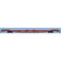Mark IV Flexi-Van Flatcar - Ready to Run -- Chicago, Burlington & Quincy 1 (red), N, Trainworx Inc 2840401