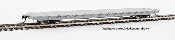 60` Pullman-Standard Bulkhead Flatcar (48` IL) - Ready to Run -- Undecorated, HO, WalthersMainline 5800