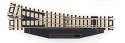 Code 80 No. 4 Manual Turnout (Switch) - Standard Line -- Left Hand, N, Atlas Model Railroad Co. 2702