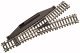 Code 80 Manual Turnout (Switch) - Standard Line -- Wye, N, Atlas Model Railroad Co. 2709