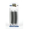 Curved Track w/ Nickel Silver Rail & Gray Roadbed - E-Z Track(R) -- 33-1/4′ Radius 12-Degree, HO, Bachmann Industries 44509