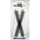 Crossing w/Nickel Silver Rail & Gray Roadbed - E-Z Track(R) -- 30 Degree, HO, Bachmann Industries 44540