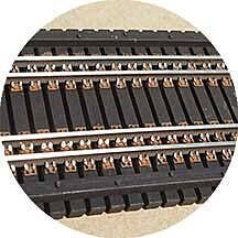 Bridge Ties - 25′ Stringers -- Code 70 or 83 Gauntlet, HO, Central Valley 19078