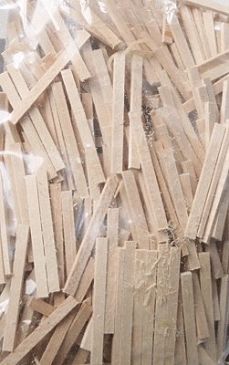 Low-Profile Wood Ties pkg(500), HO, Northeastern Scale Lumber 80