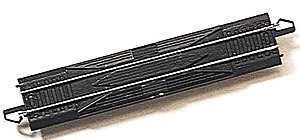 Straight Track w/Steel Rail & Black Roadbed - E-Z Track(R) -- 9′ 22.9cm Terminal Rerailer, HO, Bachmann Industries 44410