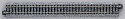 Straight Roadbed Track Section - Unitrack -- 9-3/4′ 24.8cm pkg(4), N, Kato USA Inc 20000