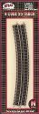 Code 55 Track w/Nickel-Silver Rail & Brown Ties -- 20′ Radius Full Curve pkg(6), N, Atlas Model Railroad Co. 2026