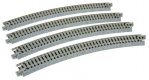 Curved Roadbed Track Section - Unitrack -- 30 Degree, 15′ 381mm Radius, N, Kato USA Inc 20140
