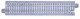 Straight Roadbed Track Section - Concrete Ties - Unitrack -- 4-7/8′ 12.4cm pkg(4), N, Kato USA Inc 20028