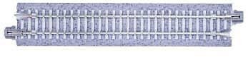 Straight Roadbed Track Section - Concrete Ties - Unitrack -- 4-7/8′ 12.4cm pkg(4), N, Kato USA Inc 20028