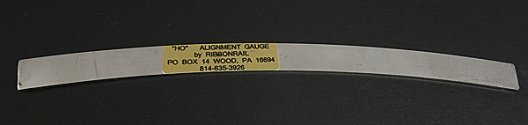 10` Track Alignment Gauges - Curved -- 26` Radius, HO, Ribbonrail 1026
